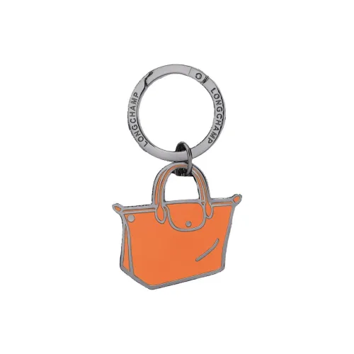 LONGCHAMP Metal Keychains Women's Orange