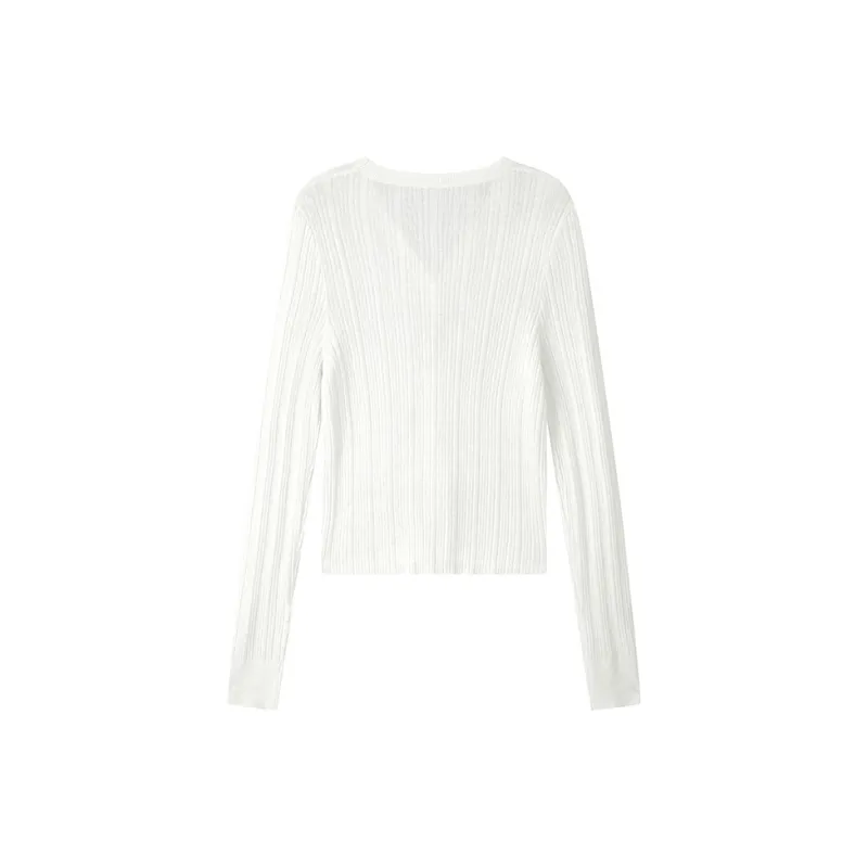 Yu Qianwen Knitwear Women's Ecru-1