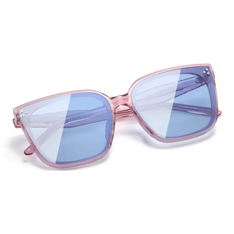 SUYAN Plate Frame Square Sunglasses Unisex-13