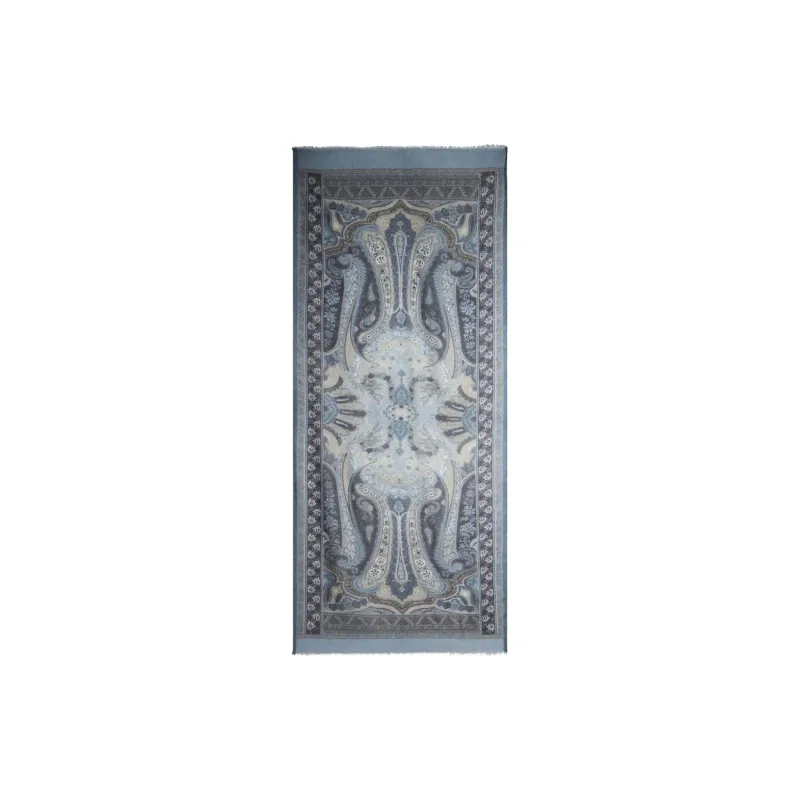 ETRO Paisley-print Cashmere Scarf-0