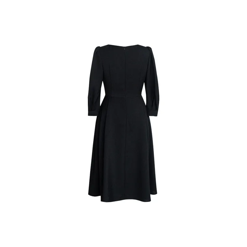ROEYSHOUSE Long Sleeved Dresses Women's Black-1
