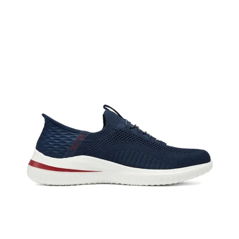 Skechers MENS USA Anti Slip Wear Resistant Low Top Casual Shoes Men's Blue-1