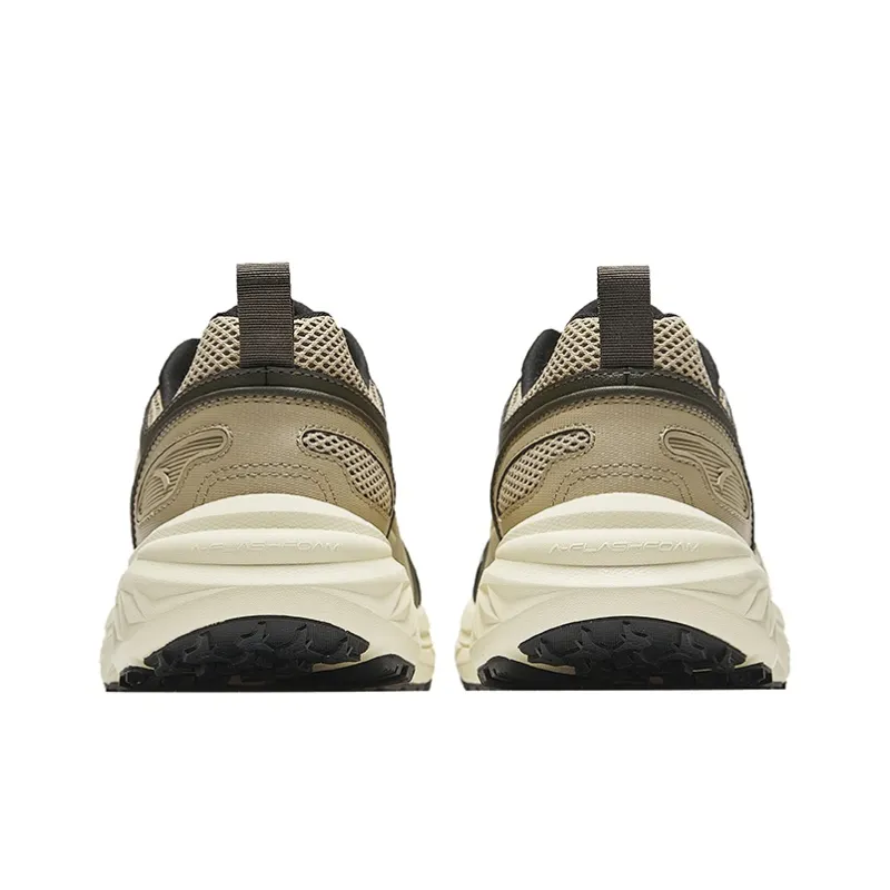 Anta Lightweight Low-Top Casual Running Shoes Men's Beige Brown-3