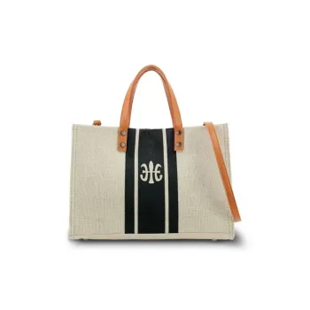 ROYAL ELASTICS Hemp Tote One Shoulder Handbag Women's Coffee