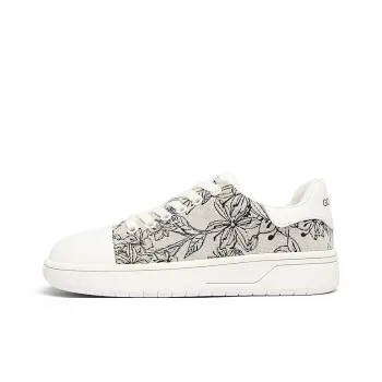 GOLDLION Lightweight Low Top Skateboard Shoes Women's White Black