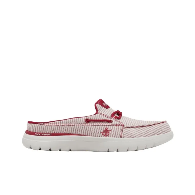 Skechers On-The-GO Fle Anti-Slip Wear-Resistant Low-Top Canvas Shoes Women's Red-1