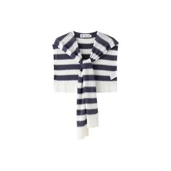 Tokyo Season Shawls Women's Black White