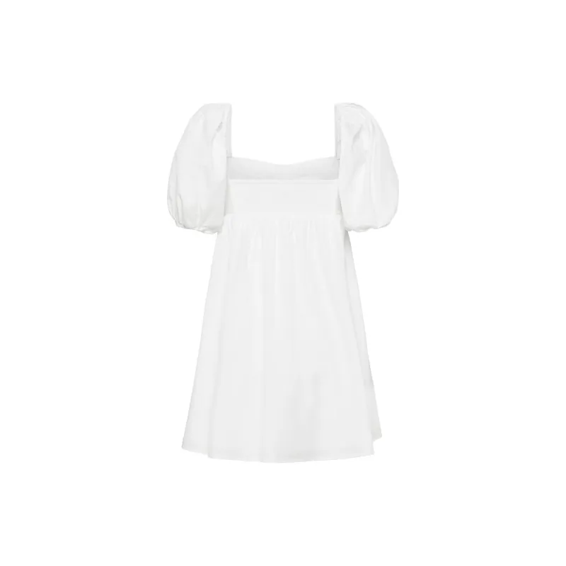 ARITZIA Wilfred Amuse Poplin Mini Dress Short-Sleeved Dresses Women's WHITE/White-1