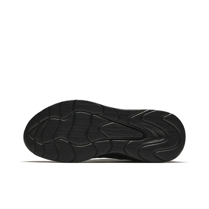 Anta Anti Slip Wear Resistant Low Top Casual Shoes Women's Black Steel Gray-4