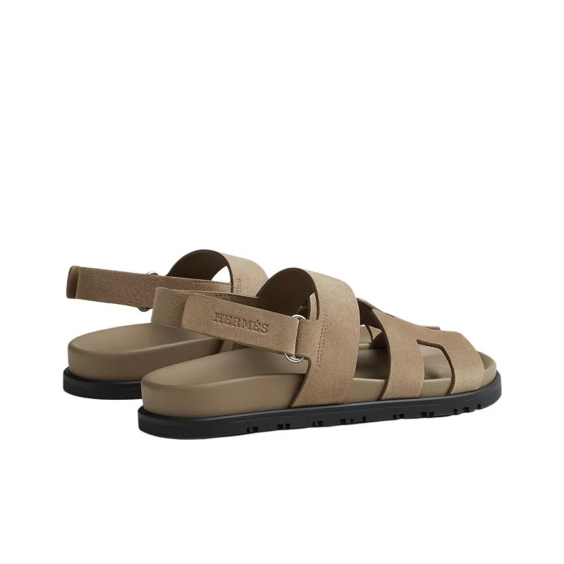 HERMES Genius Strap Sandals Women's Sandy Beige-3