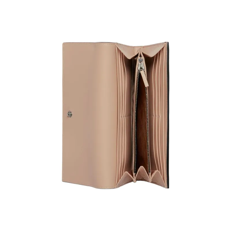 GUCCI GG Marmont Supreme Canvas Wallet Women's Beige & Ebony-3