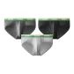 Gradient Green Waist 30 Degrees Gray (Light Heather Gray)+Gradient Green Waist 70 Degrees Gray (Dark Heather Gray)+Gradient Green Waist 90 Degrees Gray (Black Heather Gray)
