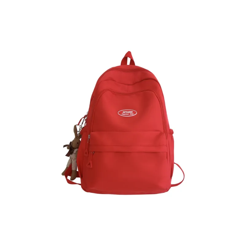 GOX Nylon Backpack Unisex White/Black/Red/Yellow/Green/Blue/Pink-7