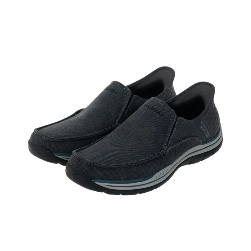 Skechers Expected Cushioning Impact Resistant Low Top Casual Shoes Men's Gray-2
