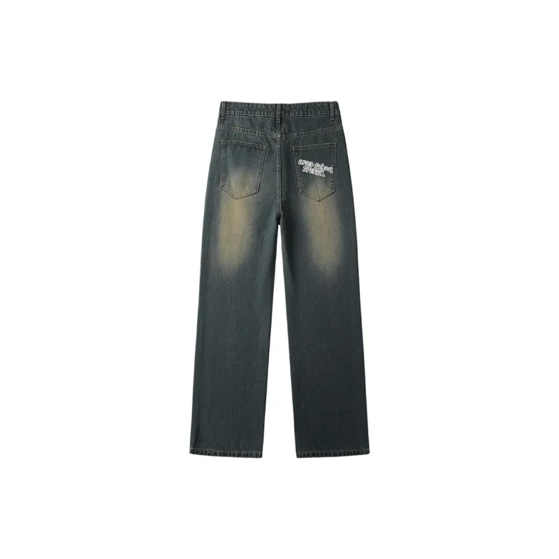 AFTER SCHOOL SPECIAL Jeans Unisex Vintage Blue-1