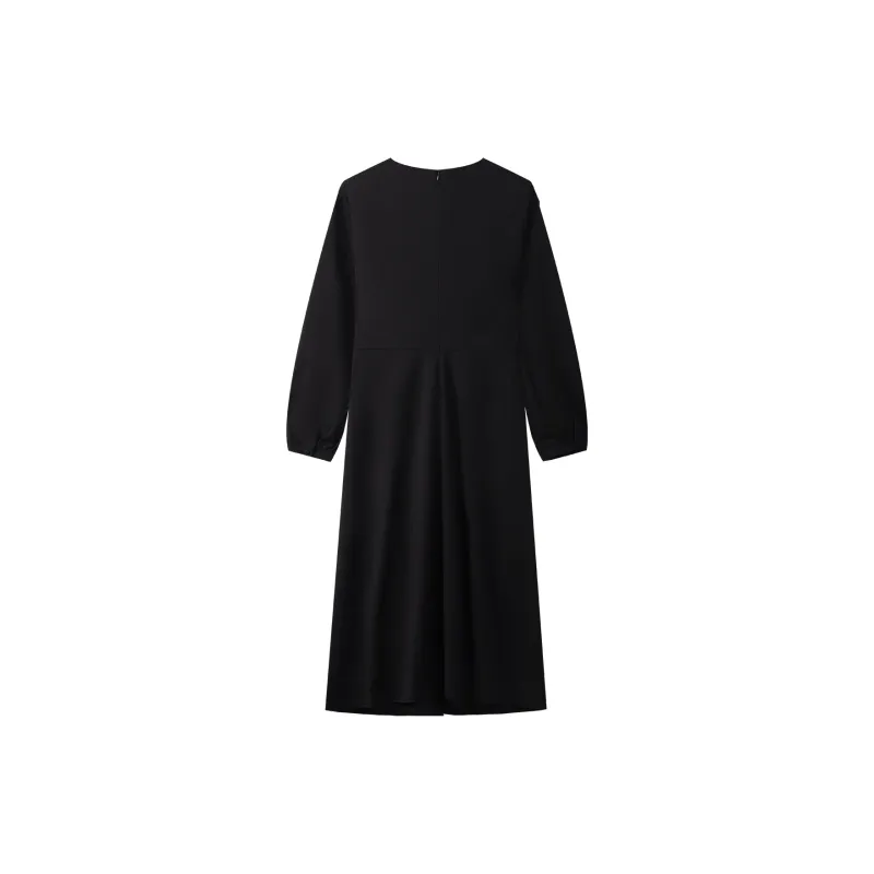 THE SEA LIFE Long Sleeved Dress Women's Black Mage-1