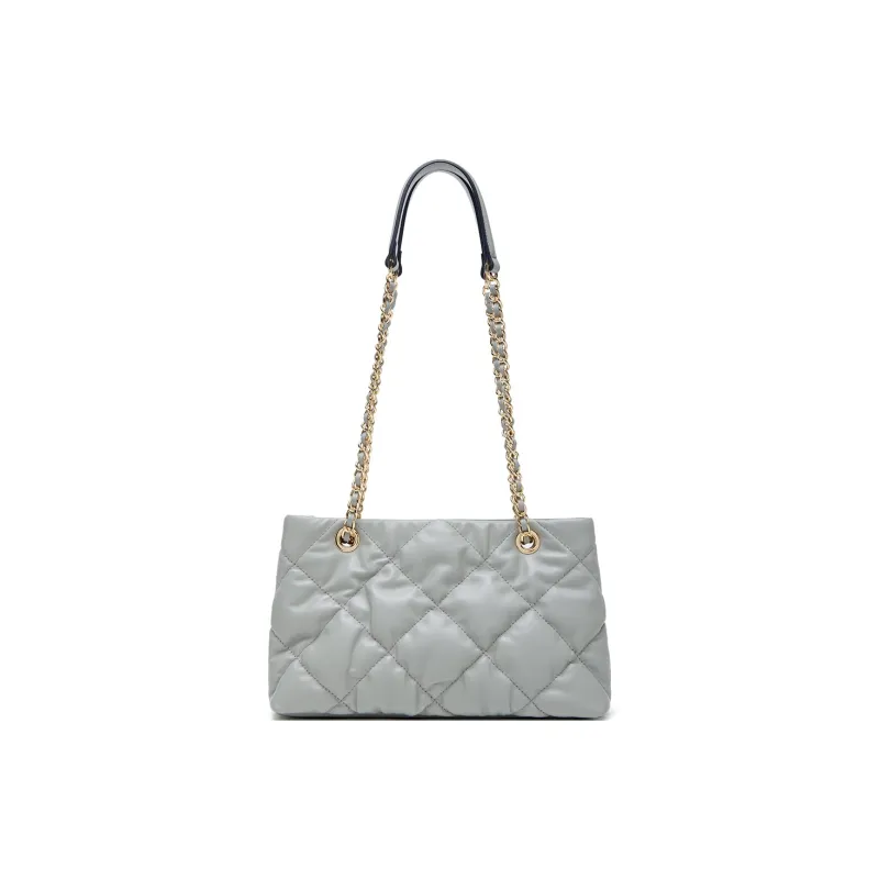 Montagut Sheepskin Chain Bag, Shoulder Bag Regular Women's Ecru/Light Green/Stone Gray/Acorn/Ice Coffee/Yellow/Black-12