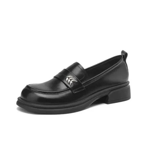 DAPHNE Loafers Women's Black/Beige