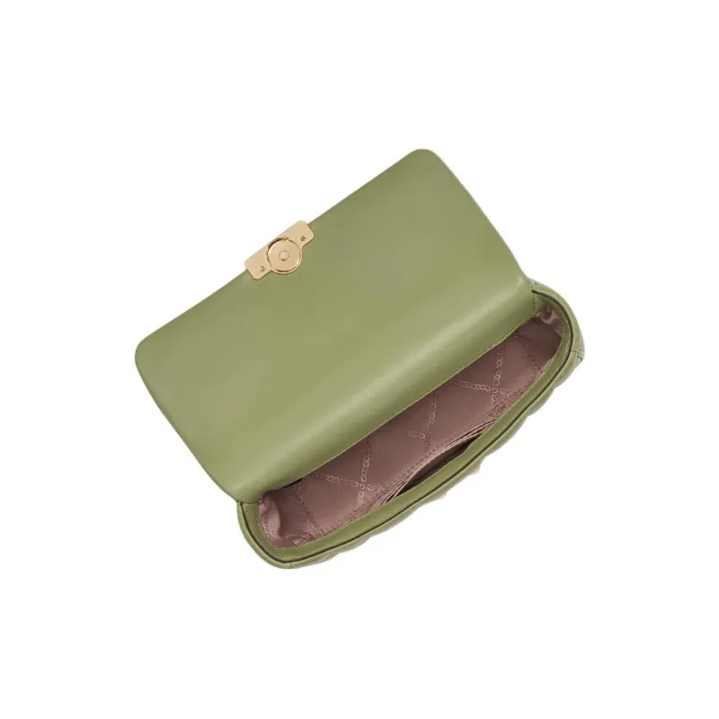 MICHAEL KORS Sheepskin Crossbody Bag, Shoulder Bag Small Size Women's Grass Green-1