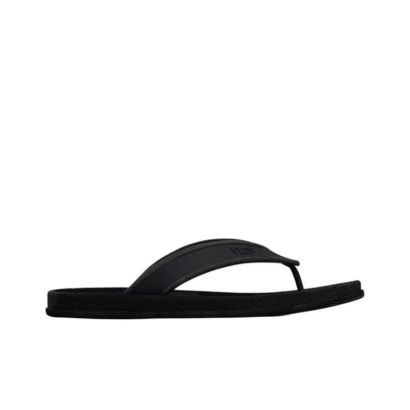 Valentino Rockstud Slip Resistant Flip Flops Men's Black-1