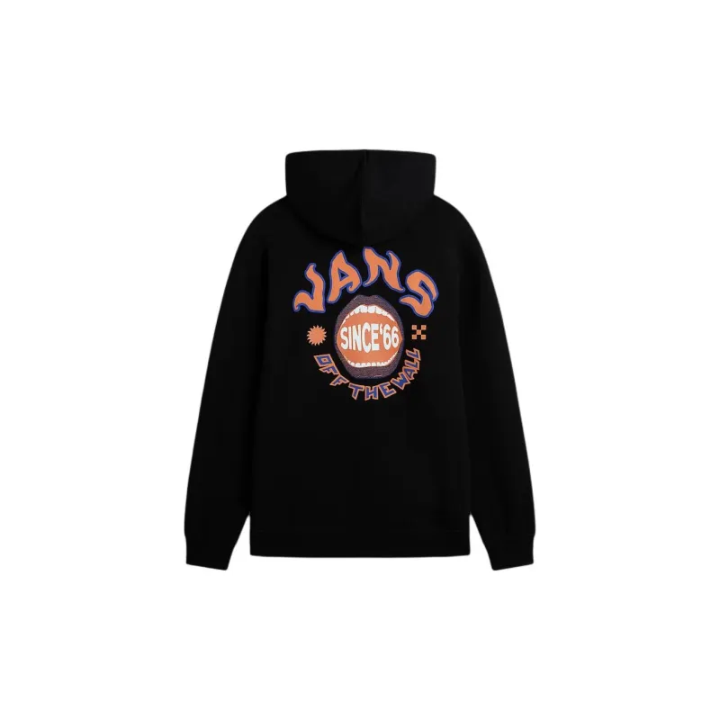 Vans Lässiger Open Mouth Hoodie Sweatshirt Men's Black-1