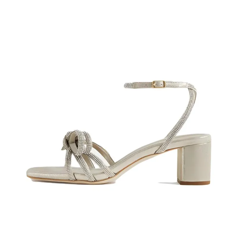 Loeffler Randall Leather Bow 60mm Sandal-0