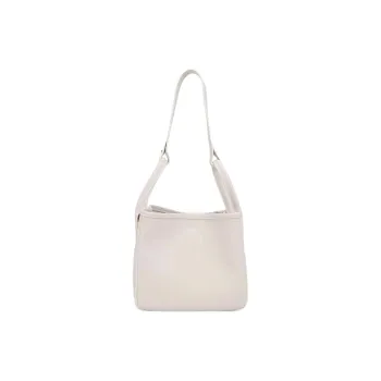 Carksky PU Shoulder Bag Regular Women's White/Black