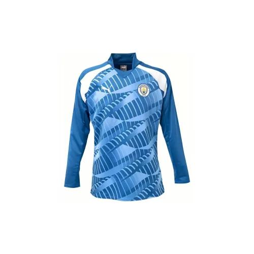 PUMA Manchester City's Home Jersey Collection Football Jersey Men Blue