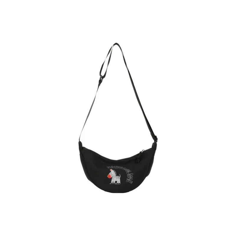 Single Warehouse Nylon Fabric Crossbody Bag Women's Ecru/Black/Khaki/Lake Blue/Pink-5