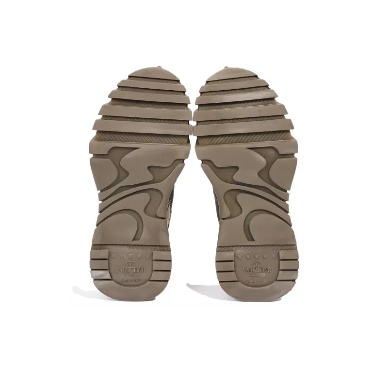 Valentino Rockrunner GARAVANI Plus Anti-Slip Wear-Resistant Low-Top Casual Shoes Women's Army Green-4