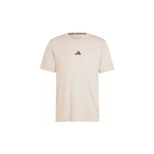 Adidas T-Shirts Men Light Brown