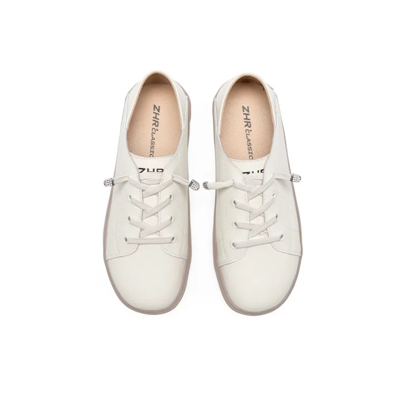 ZHR Small White Shoes Wear resistant And Lightweight Low Top Skateboard Shoes Women's-2