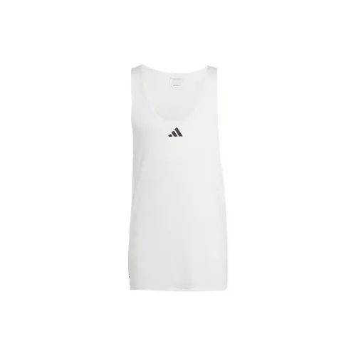 Adidas Ringer Tank Tops Men White