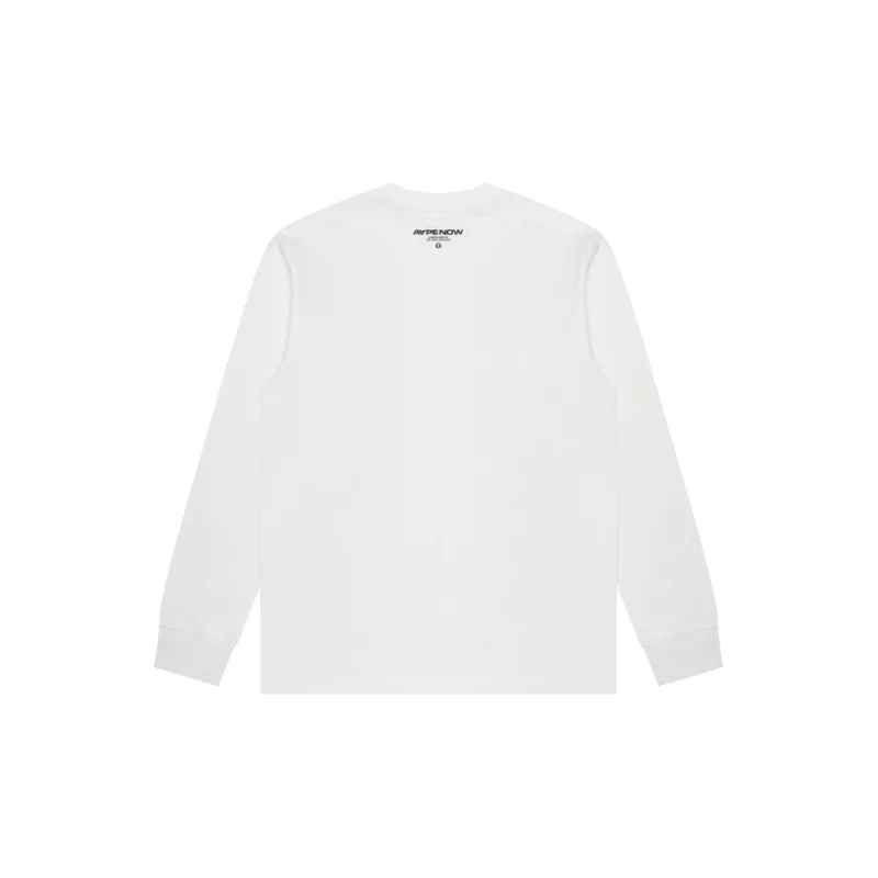 Aape Moonface Logo Long Sleeve T shirt-9