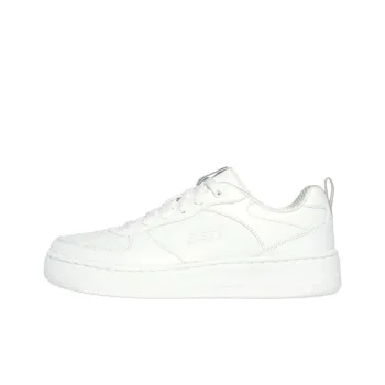 Skechers Sport Court 92 Anti Slip Wear Resistant Low Top Skateboard Shoes Women's White
