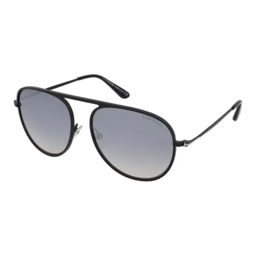 TOM FORD Irregular Shape Sunglasses Men's Black