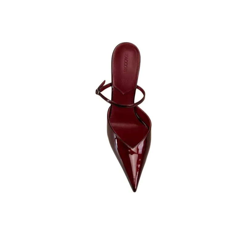 D'ACCORI Wrap-toe Slippers Women's Red-3