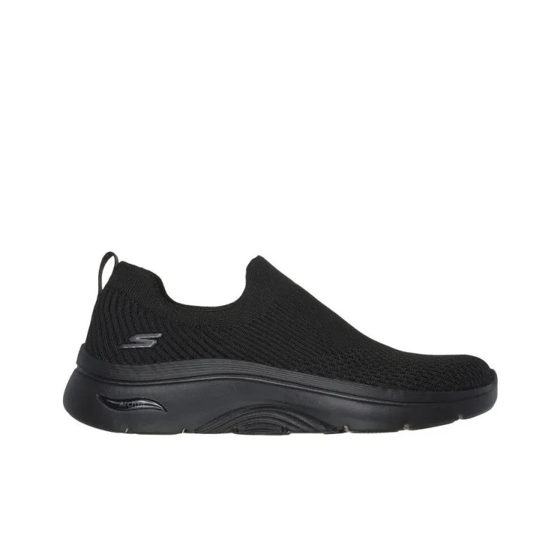 Skechers Go Walk Arch Fit Slip Resistant And Breathable Low Top Casual Shoes Women's Black-1