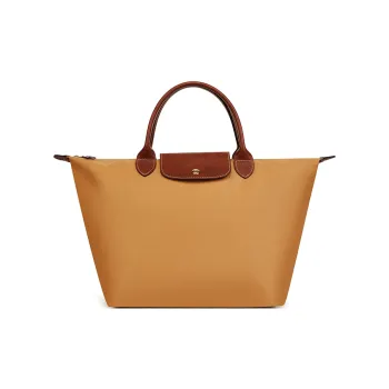 LONGCHAMP Le Pliage Polyamide Tote Bag, Shopping Bag, Handbag Medium Size Women's Brown