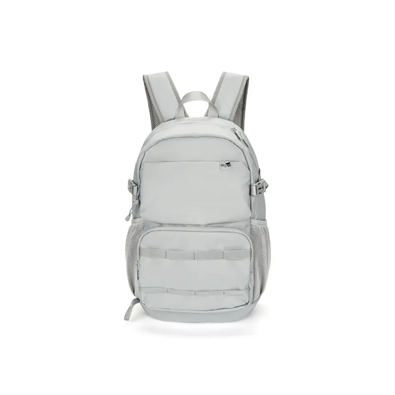 XTEP Nest Fabric Storage Backpack, Students Backpack Unisex Gray-0