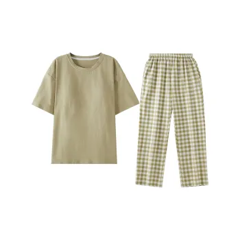 Herbal Primer Pajama Set Women's Light Green