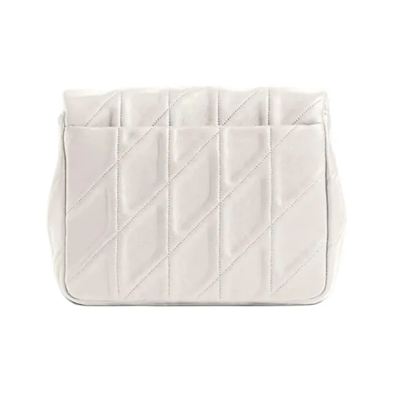 COACH Sheepskin Crossbody Bag, Shoulder Bag Trumpets Women's Chalk White-2