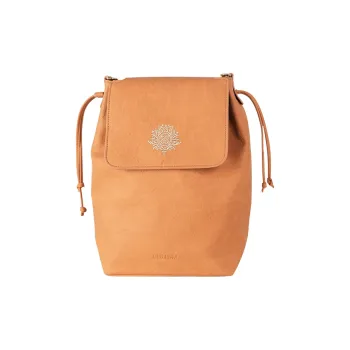 SISISM PU Crossbody Bag Medium Size Women's Wheat/Ginger Yellow