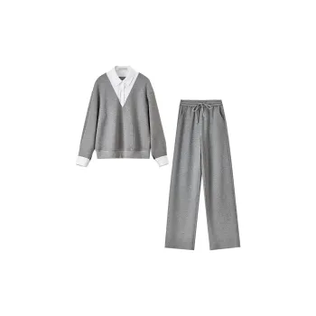 SENTUBILA Casual Suits Women's Charcoal Gray