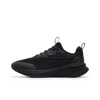 361° Popping Foam Slip Resistant, Abrasion Resistant, Breathable Low Top Casual Running Shoes Women's Obsidian Black
