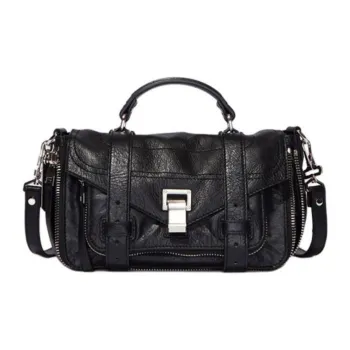 PROENZA SCHOULER Cow Leather Shoulder Bag Crossbody Bag Handbag Small Size Women's Black
