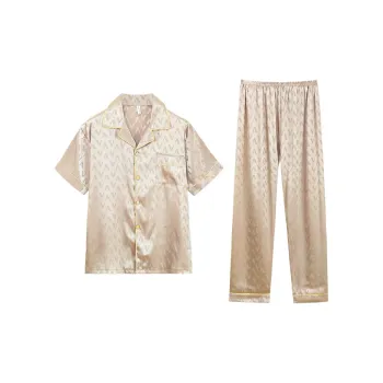 Qiao Ni Tong Pajama Set Men's Champagne