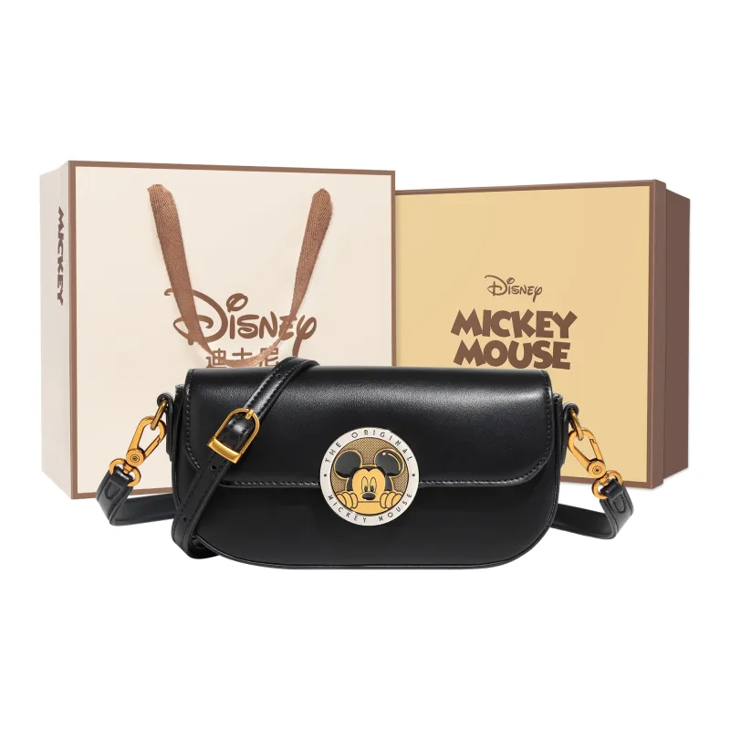 Disney Mickey Series Polyester Crossbody Bags Handbags Regular Women's Black/White-6