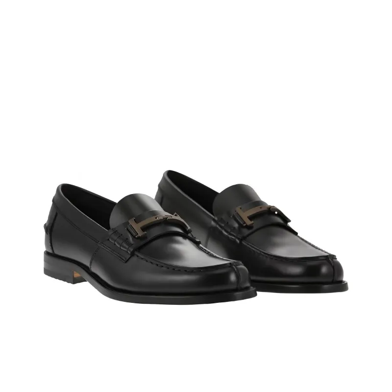 TOD'S Double T Slip On Loafers-4