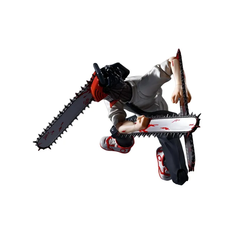 BANDAI SHF Chainsaw Man Denji Action Figures 15cm-2
